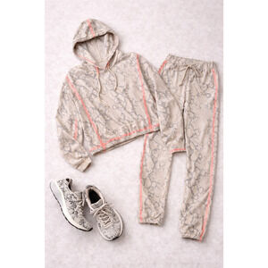 Vintage Havana Brushed Snakeskin Print Sweatsuit